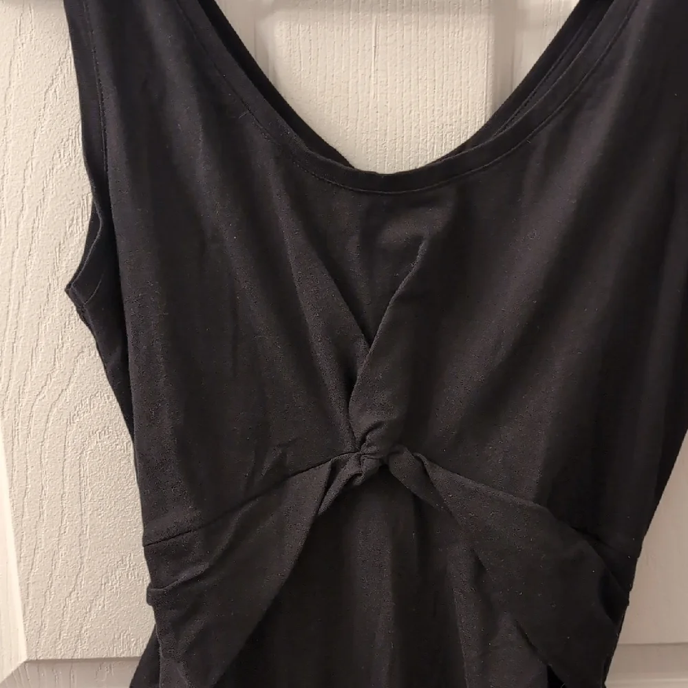 Old Navy Maternity Twist-Front Jersey Bodycon Sleeveless Dress Size Medium - Picture 4 of 6